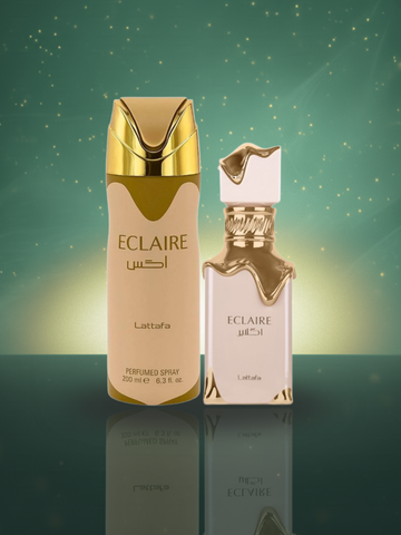 COMBO Lattafa Eclaire: Body Spray 200ml + Eau de Parfum 100ml Unisex