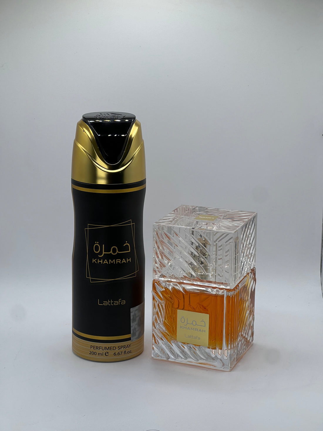 COMBO Lattafa Khamrah: Body Spray 200ml + Eau de Parfum 100ml Unisex